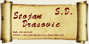 Stojan Drašović vizit kartica